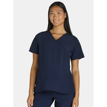 Women’s Maternity V Neck Scrub Top, Sizes XS-XXXL