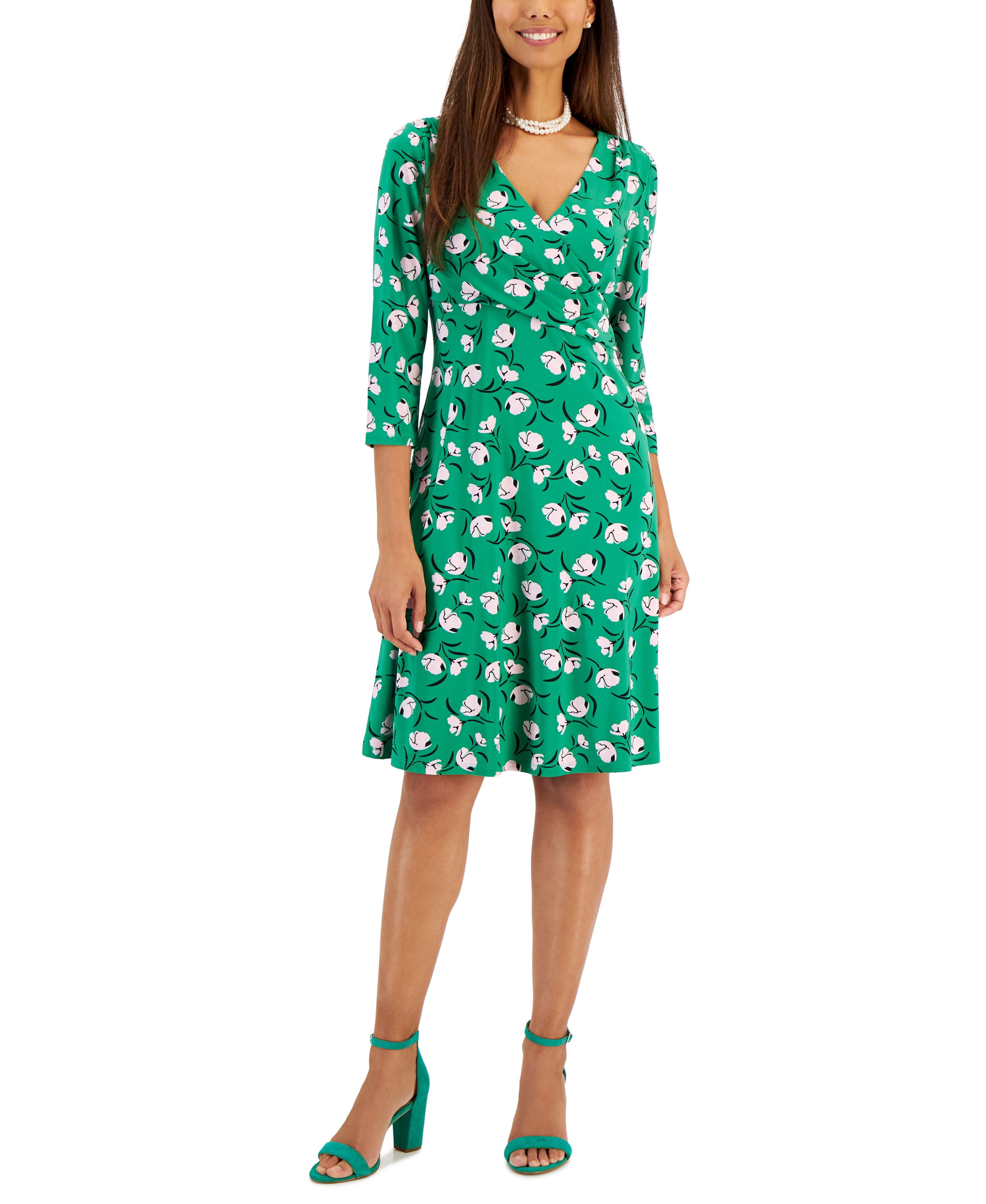 Kasper Womens Dresses | Green - Walmart.com
