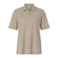 thumbnail image 1 of Harriton M105W Women's Maverick CVC Pique Polo-Khaki-S, 1 of 6