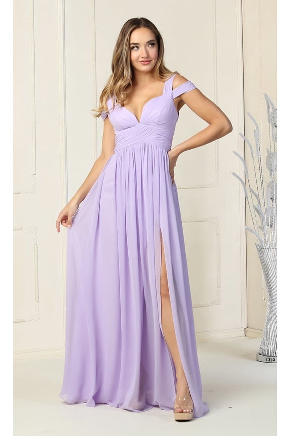 Women's May Queen Sorority Formal Dress Rush MQ1848 Long Outfit Lilac Lavender 10