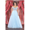 thumbnail image 1 of Women's May Queen formal dress & gowns baby blue size 14, 1 of 5