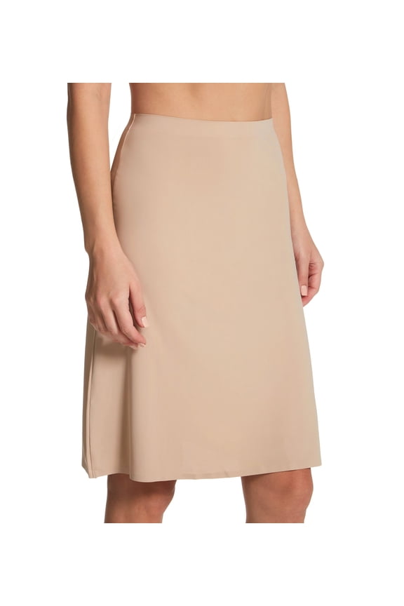 Women's High-Waist Double-Bonded 22" Half Slip - Womens - Female (S, Nude)