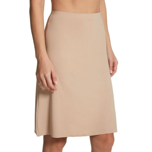 MeMoi Women's High-Waist Double-Bonded 22" Half Slip - Womens - Female (S, Nude)