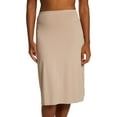 thumbnail image 1 of MeMoi Women's High-Waist Double-Bonded 26" Half Slip - Womens - Female, Large, NUDE, 1 of 9