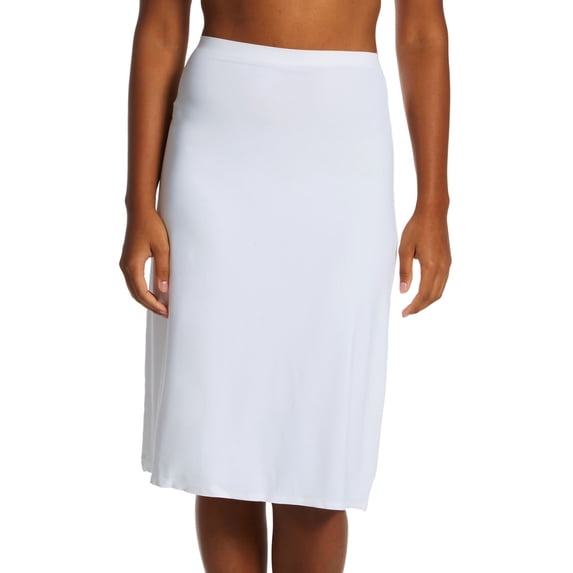 Women's MeMoi CSP20026 26 Inch Bonded Half Slip (White M)