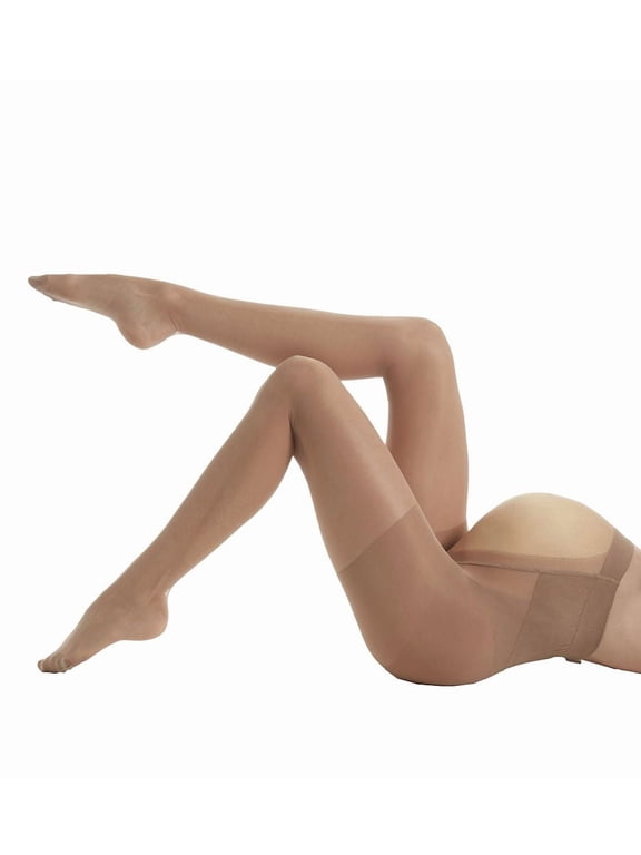 Women's Light Support Maternity Tights with Extra Large Waist