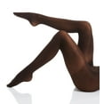 thumbnail image 1 of MeMoi Women's Perfectly Opaque Control Top Tights - Womens - Female, Q1/Q2, Dark Chocolate, 1 of 8