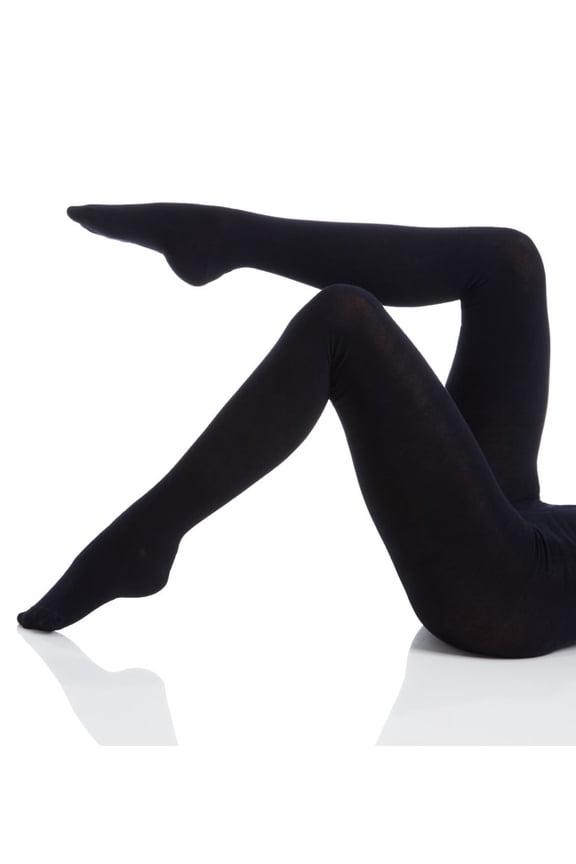 Women's Brooklyn Flat Knit Cotton Blend Sweater Tights - Womens - Female (S-M, Navy)