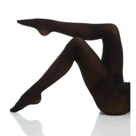 MeMoi Perfectly Opaque Shaper Tights - Womens - Female, Q1/Q2, Black