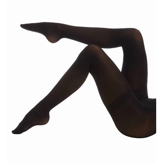 MeMoi Perfectly Opaque Shaper Tights - Womens - Female (Small/Medium, Black)