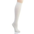 thumbnail image 1 of MeMoi Women's Cotton Blend Solid Knit Knee High Socks - Womens - Female, One Size, Winter White, 1 of 2