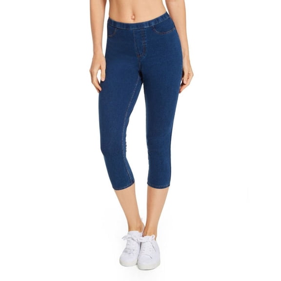 Women's MeMoi MQ-055 Real Denim Capri (Medium Wash S/M)