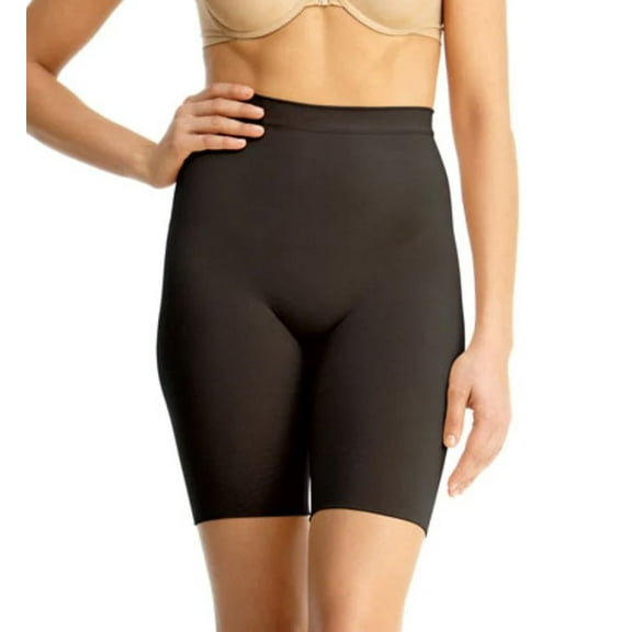 SlimMe Seamless Slimming Thigh Shaper - Womens - Female (Q2, Black)