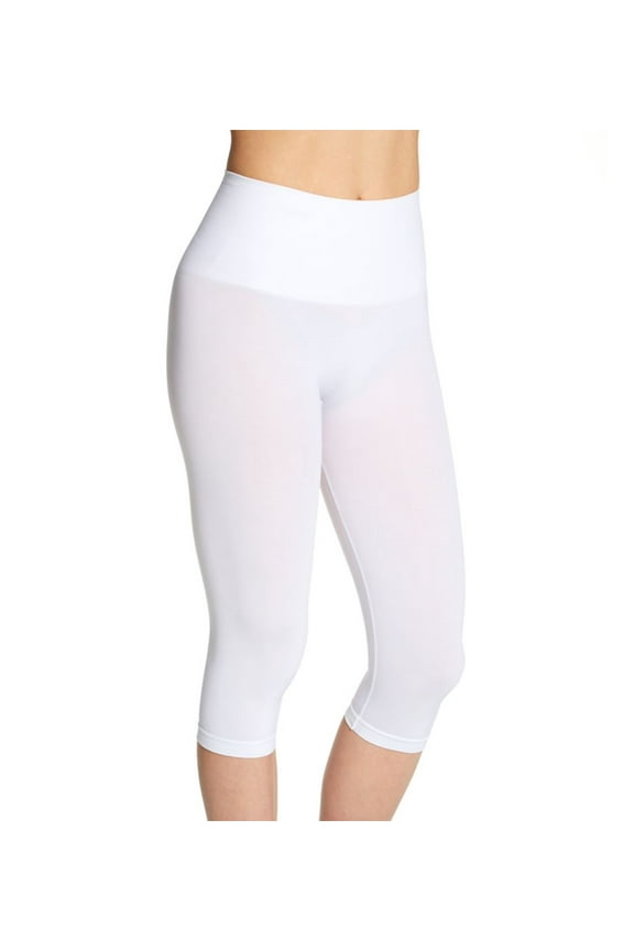 SlimMe High-Waisted Tummy Control Shaping Capri Leggings - Womens - Female