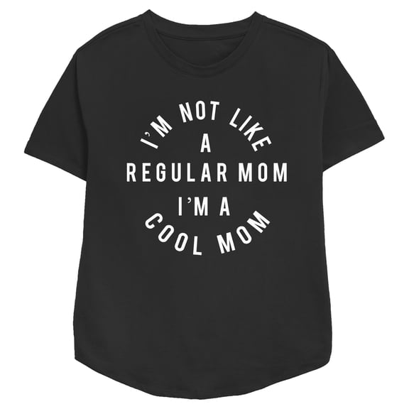 Women's Mean Girls I'm Not a Regular Mom Graphic Tee Black 2X Large