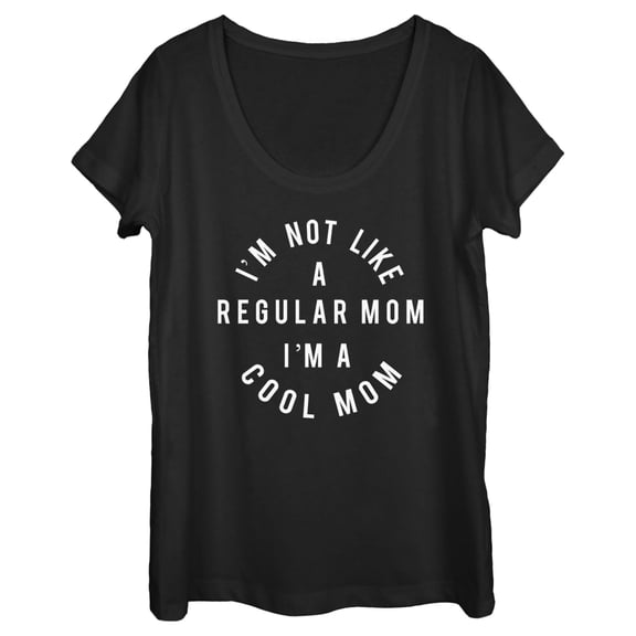 Women's Mean Girls I'm Not a Regular Mom Graphic Tee Black X Large