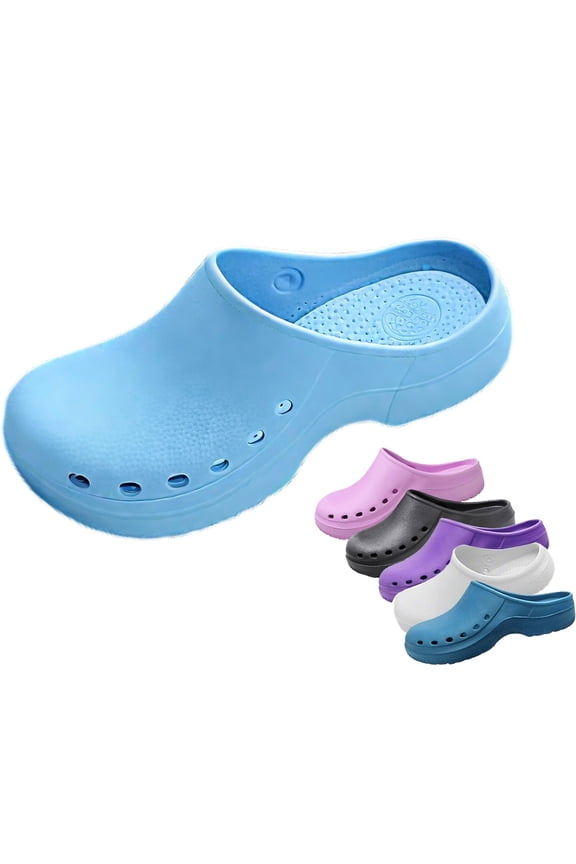 Women's Medical Clogs - Waterproof Nursing Shoes for Healthcare Professionals, Slip-Resistant Comfortable Breathable Surgeon Shoes, Hospital & OR Work Footwear