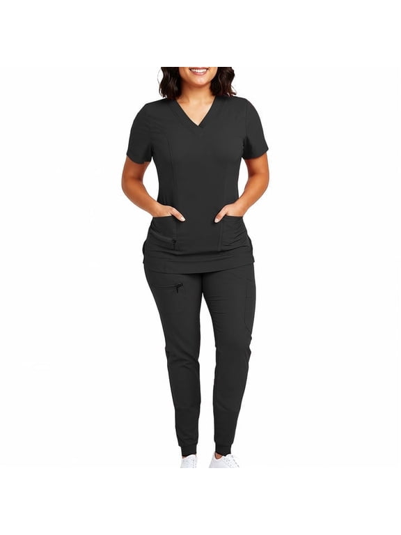 Women's Medical Uniform Scrubs set Workwear