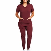 Womens Medical Uniform Scrubs set Workwear