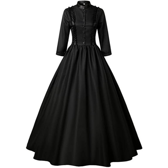 Women's Medieval Victorian Renaissance Dress – Vintage Ball Gown Inspired by Historical Elegance