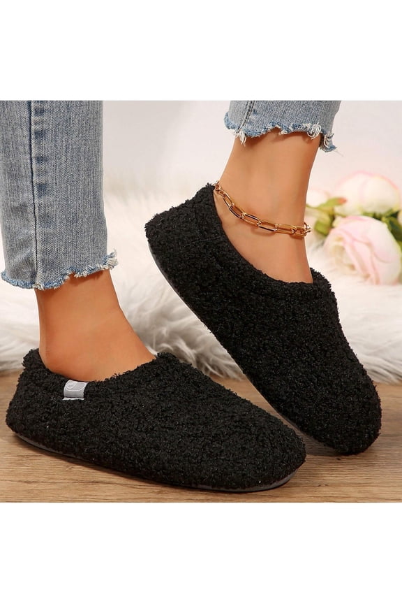 Women's Memory Foam Fuzzy Booties Slippers - Winter Warm Indoor Outdoor Comfortable House Shoes