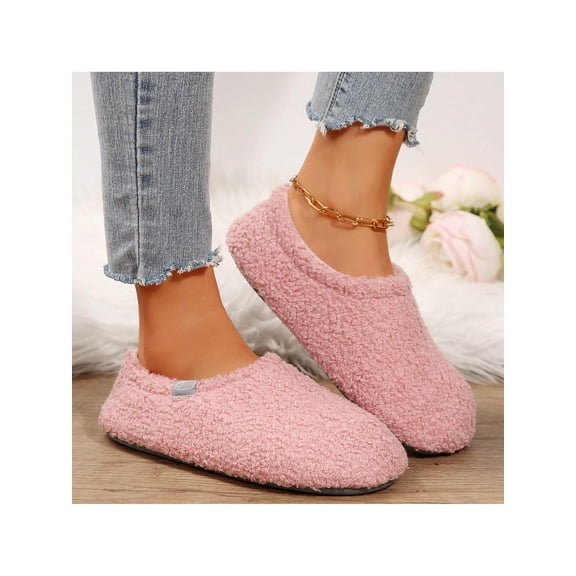 Women's Memory Foam Fuzzy Slippers Winter Warm House Shoes for Indoor Outdoor Comfort