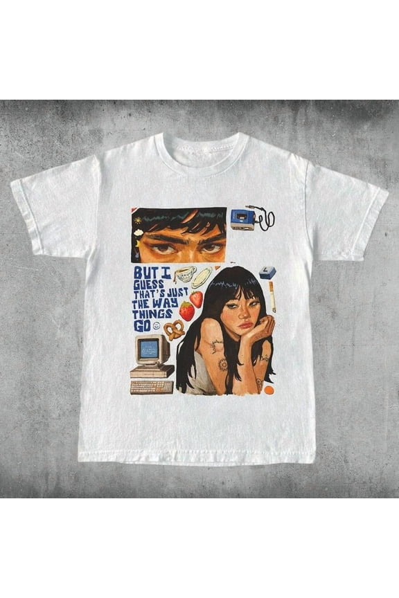 Women's Men Summer Letter Print Short Sleeve Graphic Tees T-Shirt Tops Street Life, .-Beabadoobee-. Inspired Graphic Retro Aesthetic Music Shirt - 90s Vintage Style Unisex