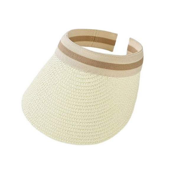 Women's Men's Adjustable Woven Sliding Sun Hat Sports Sunshade Cap for Daily Outdoor
