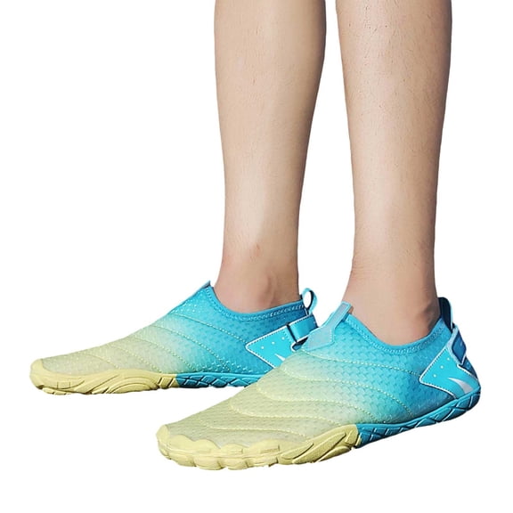 Women's Men's Barefoot Water Shoes Unisex Non Slip Wide Toe Running Sneakers Quick Dry Beach Swim Aqua Socks for Kayak Lake Pool Hiking Surfing