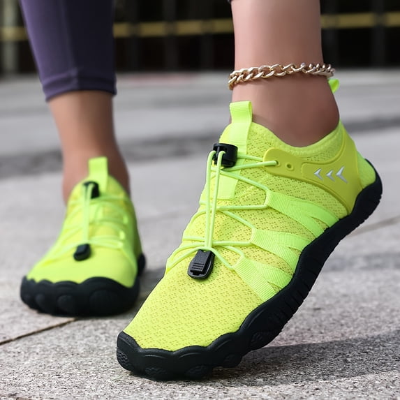 Women’s and Men’s Barefoot Water Shoes Wide Toe Lightweight Quick Dry Aqua Sneakers Non-Slip Breathable Shoes for Beach Swimming Hiking Walking and Outdoor Sports