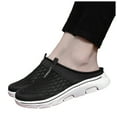 thumbnail image 1 of Women's Men's Clogs & Mules Lightweight Breathable Mesh Barefoot Backless Walking Slip on Sneakers Sandals, 1 of 5