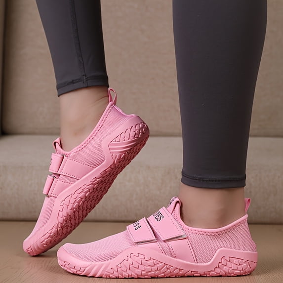 Women's & Men's Fitness Running Shoes, Shock Absorbing Non-Slip Jump Rope Sneakers, Breathable, Lightweight Yoga Shoes, Couples Multifunctional Athletic Training Footwear For Squats & Deadlifts