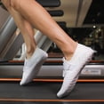 thumbnail image 1 of Women's & Men's Fitness Running Shoes, Shock Absorbing Non-Slip Jump Rope Sneakers, Breathable, Lightweight Yoga Shoes, Couples Multifunctional Athletic Training Footwear For Squats & Deadlifts, 1 of 9