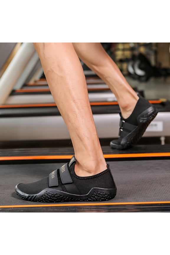 Women's & Men's Fitness Running Shoes, Shock Absorbing Non-Slip Jump Rope Sneakers, Breathable, Lightweight Yoga Shoes, Couples Multifunctional Athletic Training Footwear For Squats & Deadlifts