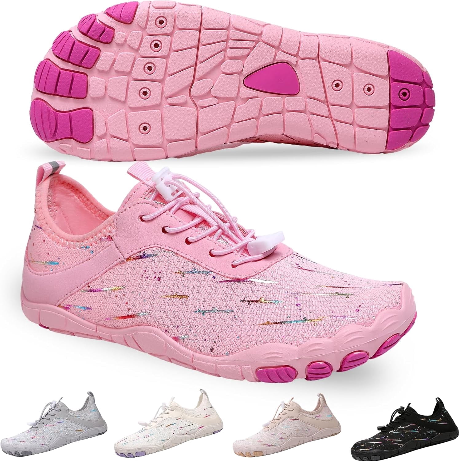 Meteor Barefoot Hiking Shoes for Women Men, Wide Toe Box, Breathable & Non-Slip Athletic Water Shoes for Trail, River, and Outdoor Adventure