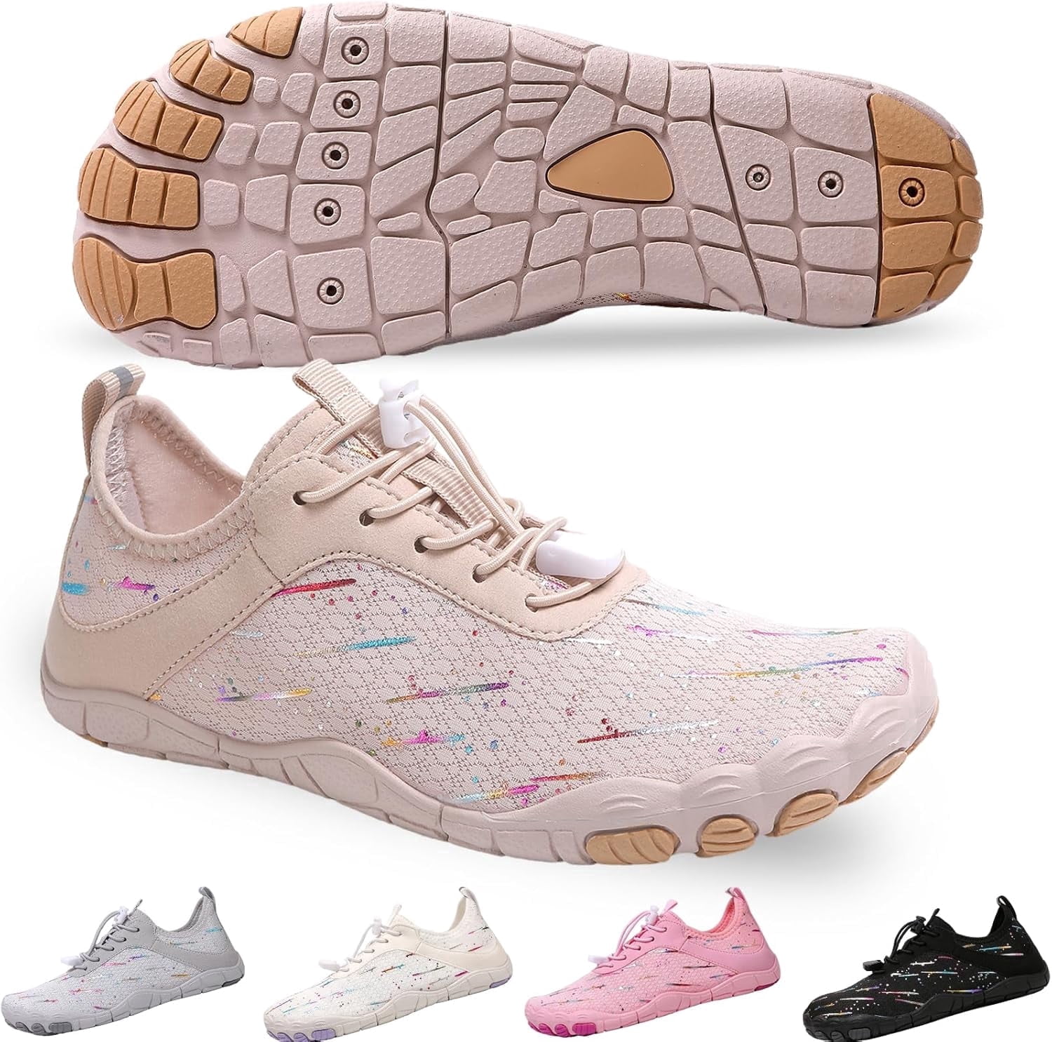 Meteor Barefoot Hiking Shoes for Women Men, Wide Toe Box, Breathable & Non-Slip Athletic Water Shoes for Trail, River, and Outdoor Adventure