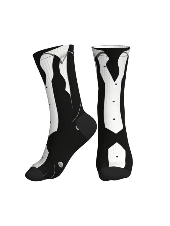 Women's Men's Tuxedo Pattern Colorful Novelty Pattern Crew Athletic Socks