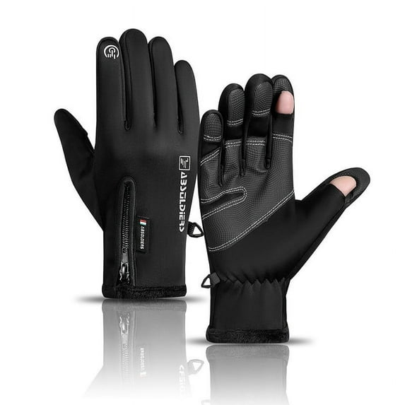 Women's Men's Winter Gloves, Winter Fingerless Fishing Gloves for Men & Women,Cold Weather Warm Gloves,Running,Hiking,Fishing,Hunting,Finger Touch Screen Gloves