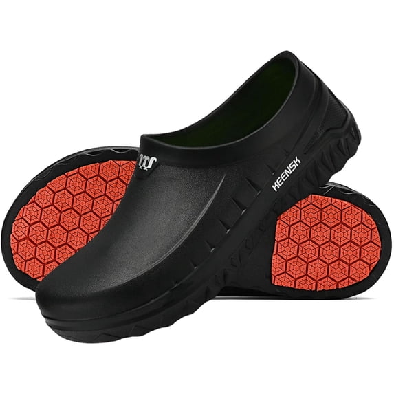 Women's Men's Work Clogs Kitchen Shoes Non Slip Waterproof Restaurant Garden Nursing Food Service Chef Shoes