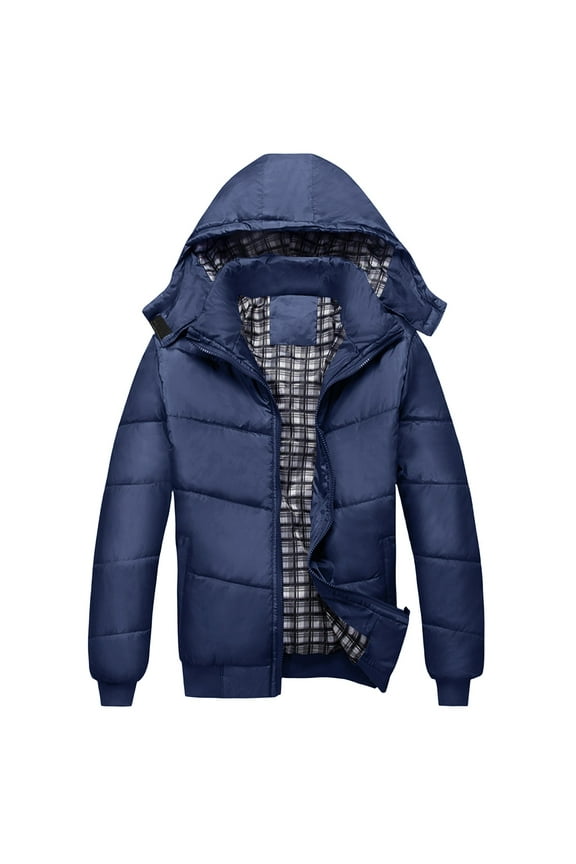 Women's And Mens Autumn And Winter Fashion Casual Solid Color Zipper Pocket Padded Jacket Coat Insulated Women Jacket Hunker down Jacket Jacket Womens Fashion Lightweight Ladies Jackets Womens Coats