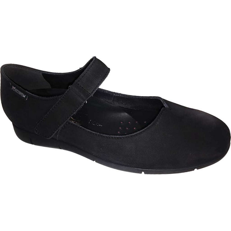 Women s Mephisto Jenyfer Mary Jane Black Bucksoft Suede 7.5 M