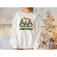 thumbnail image 1 of Women's Merry Christmas Gnomes Sweatshirt, 1 of 9