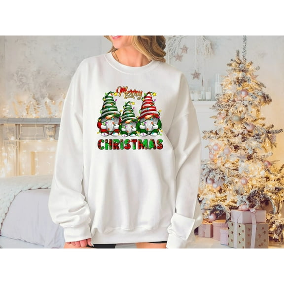 Women's Merry Christmas Gnomes Sweatshirt