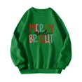 thumbnail image 1 of Women's Merry and Bright Christmas Sweatshirt Cozy Holiday Pullover for Festive Winter Season, 1 of 5