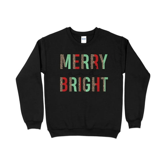 Women's Merry and Bright Christmas Sweatshirt