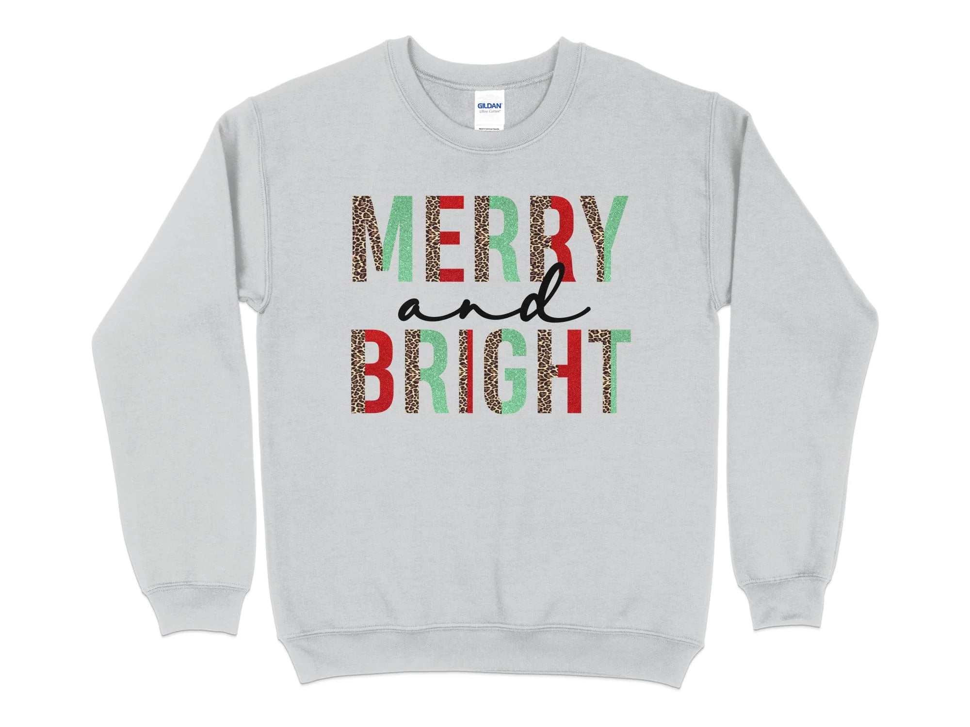 Women's Merry and Bright Christmas Sweatshirt