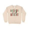 thumbnail image 1 of Women's Merry and Bright Christmas Sweatshirt, 1 of 10