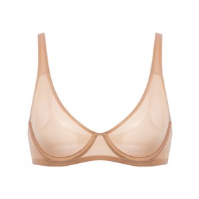 Wingslove Women's Sexy Lace Sheer Bra Demi Mesh Balconette See Through ...