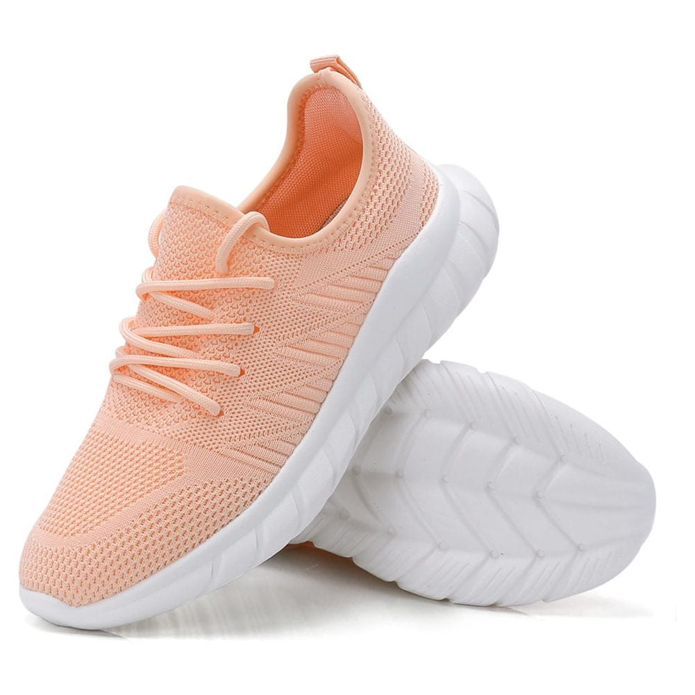 Women's Mesh Breathable Athletic Walking Shoes Laceup Running Sneakers Gym Outdoor Shoes