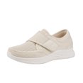 thumbnail image 1 of Women's Mesh Breathable Comfortable Walking Shoes Closure Casual Sneakers,Beige,US:7.5, 1 of 9